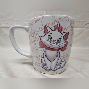 Disney Parks Authentic Original Aristocats Marie White Ceramic Mug